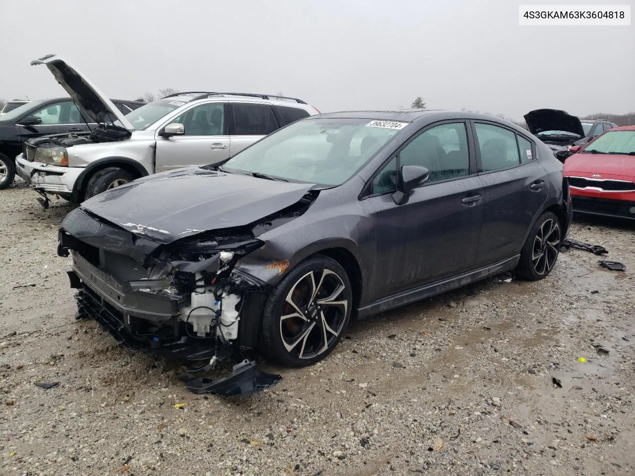 2019 Subaru Impreza Sport VIN: 4S3GKAM63K3604818 Lot: 39632704