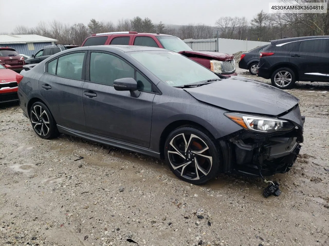 2019 Subaru Impreza Sport VIN: 4S3GKAM63K3604818 Lot: 39632704