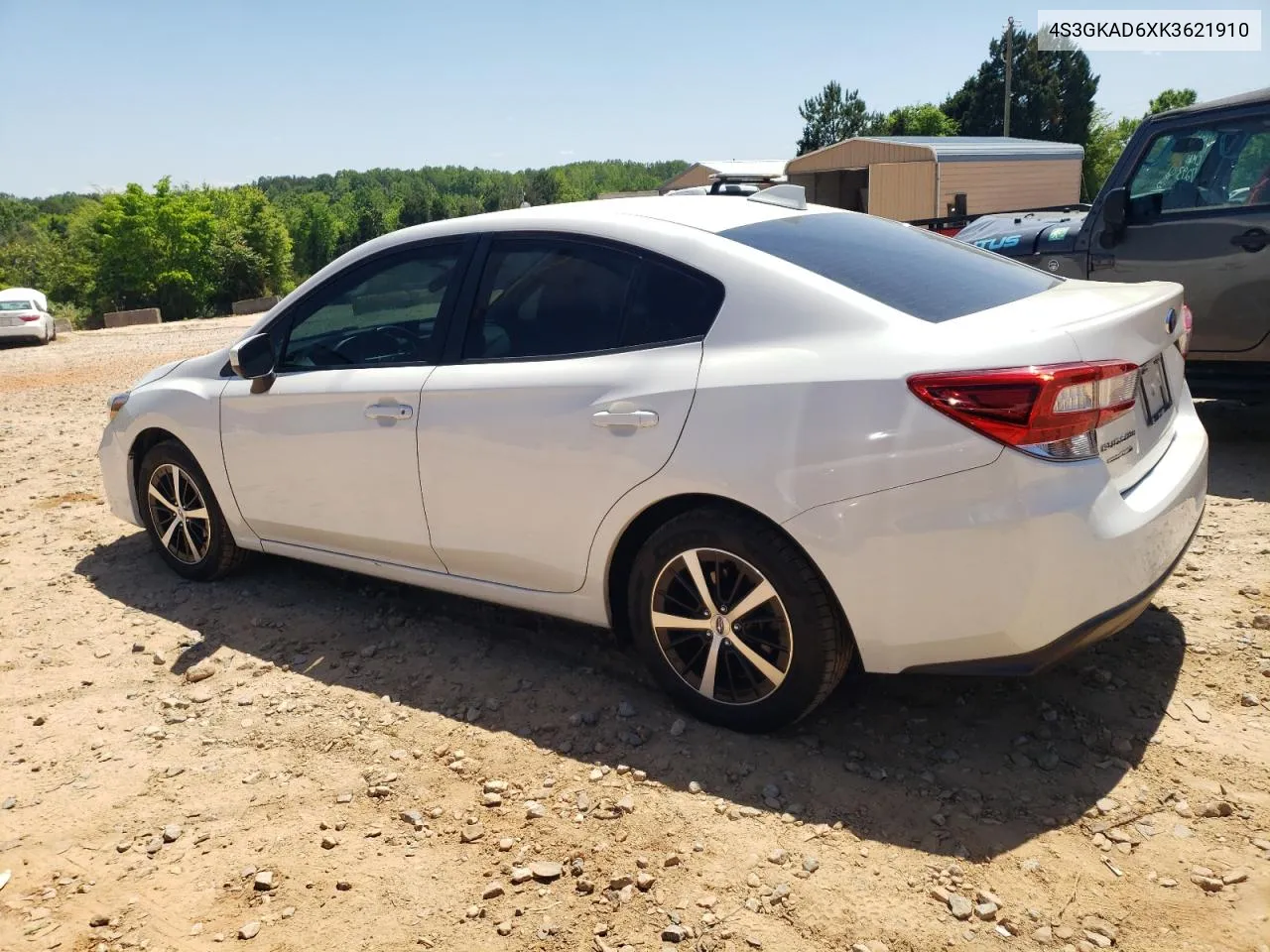 2019 Subaru Impreza Premium VIN: 4S3GKAD6XK3621910 Lot: 52507464