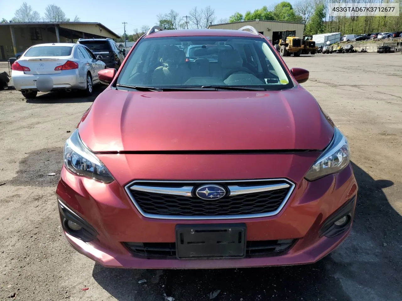 2019 Subaru Impreza Premium VIN: 4S3GTAD67K3712677 Lot: 53280734