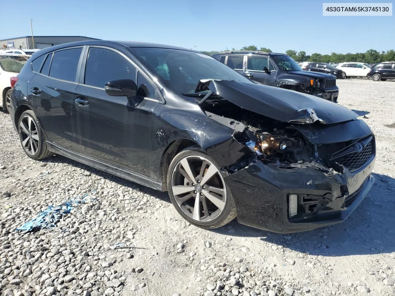 2019 Subaru Impreza Sport VIN: 4S3GTAM65K3745130 Lot: 58146614