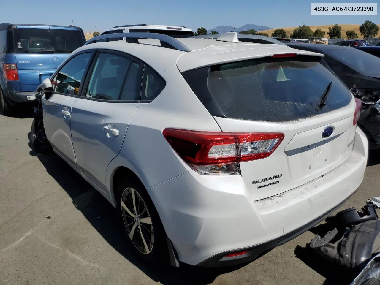 2019 Subaru Impreza Premium VIN: 4S3GTAC67K3723390 Lot: 60709374