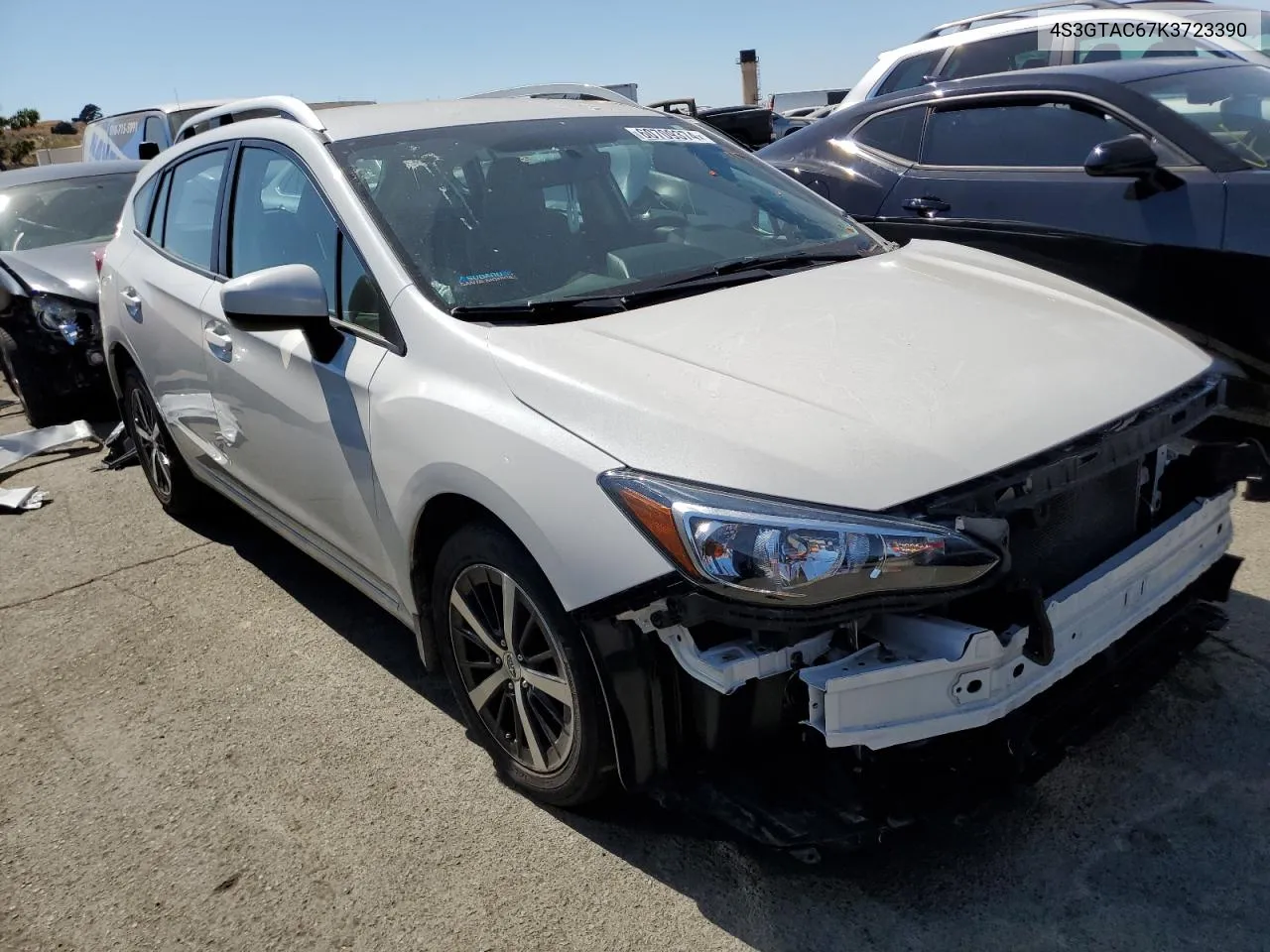 2019 Subaru Impreza Premium VIN: 4S3GTAC67K3723390 Lot: 60709374