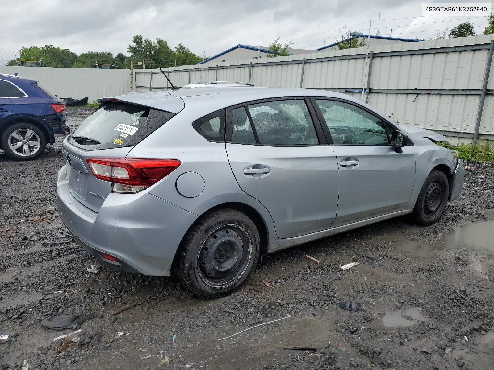 2019 Subaru Impreza VIN: 4S3GTAB61K3752840 Lot: 62069054