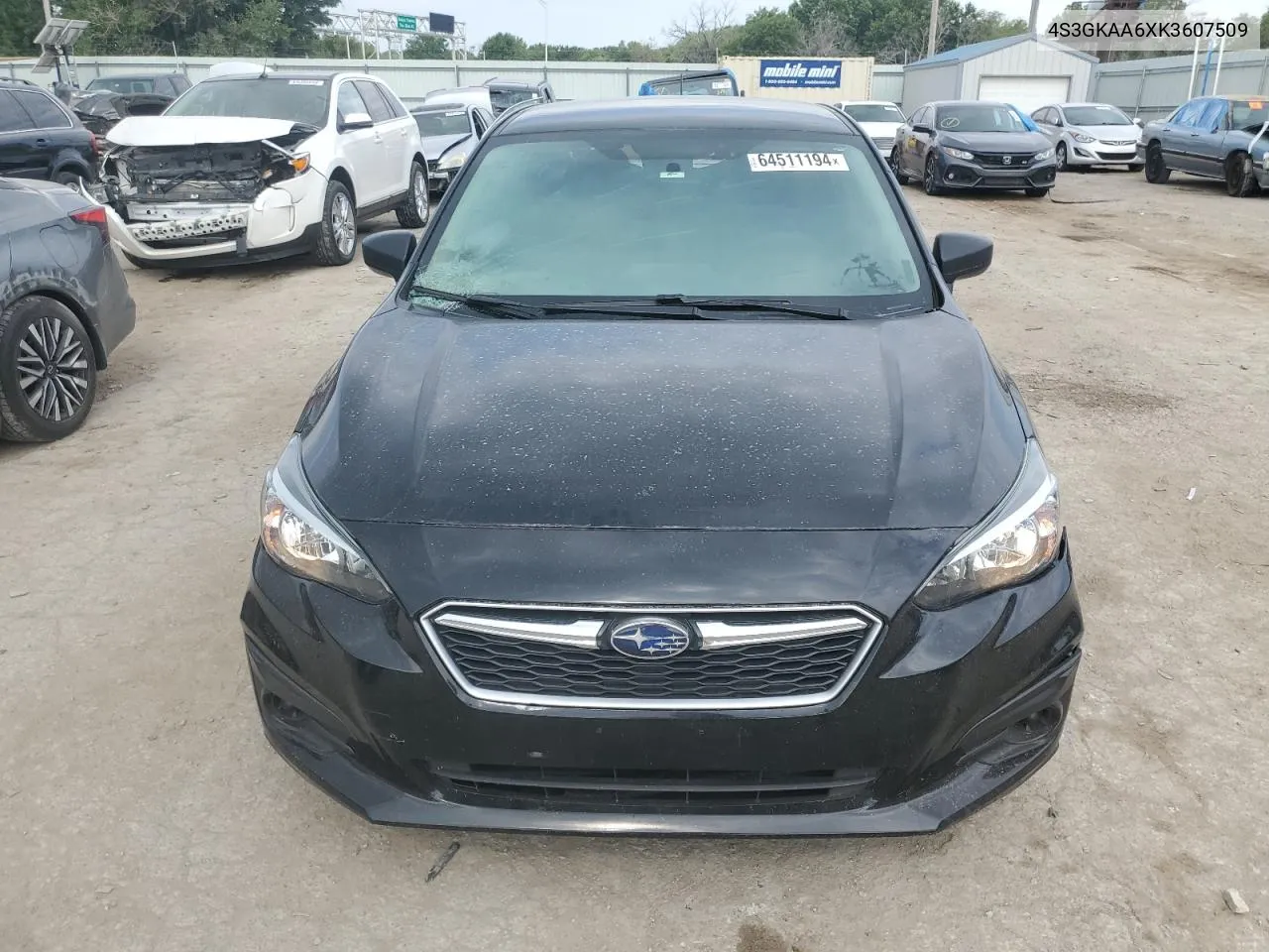 4S3GKAA6XK3607509 2019 Subaru Impreza