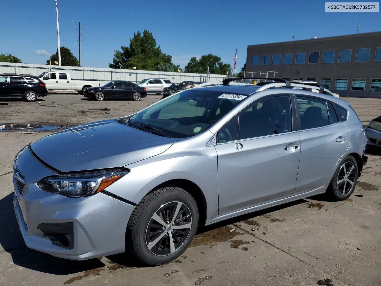 2019 Subaru Impreza Premium VIN: 4S3GTAC62K3732577 Lot: 67275364