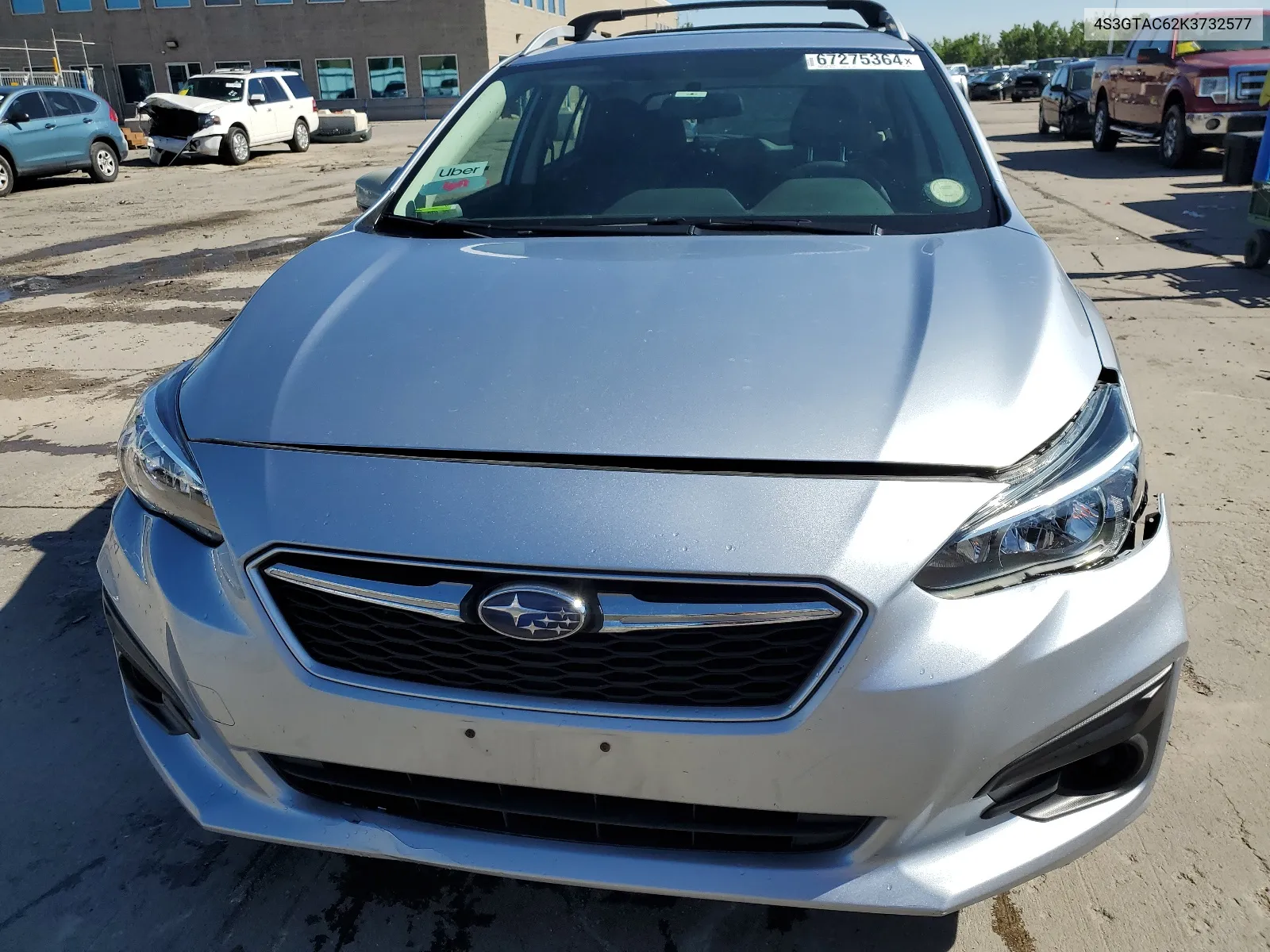 2019 Subaru Impreza Premium VIN: 4S3GTAC62K3732577 Lot: 67275364