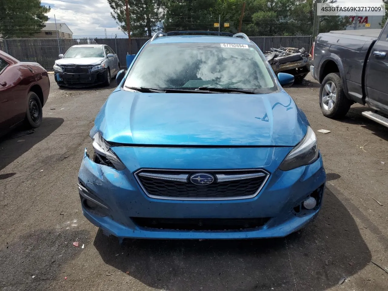 4S3GTAS69K3717009 2019 Subaru Impreza Limited