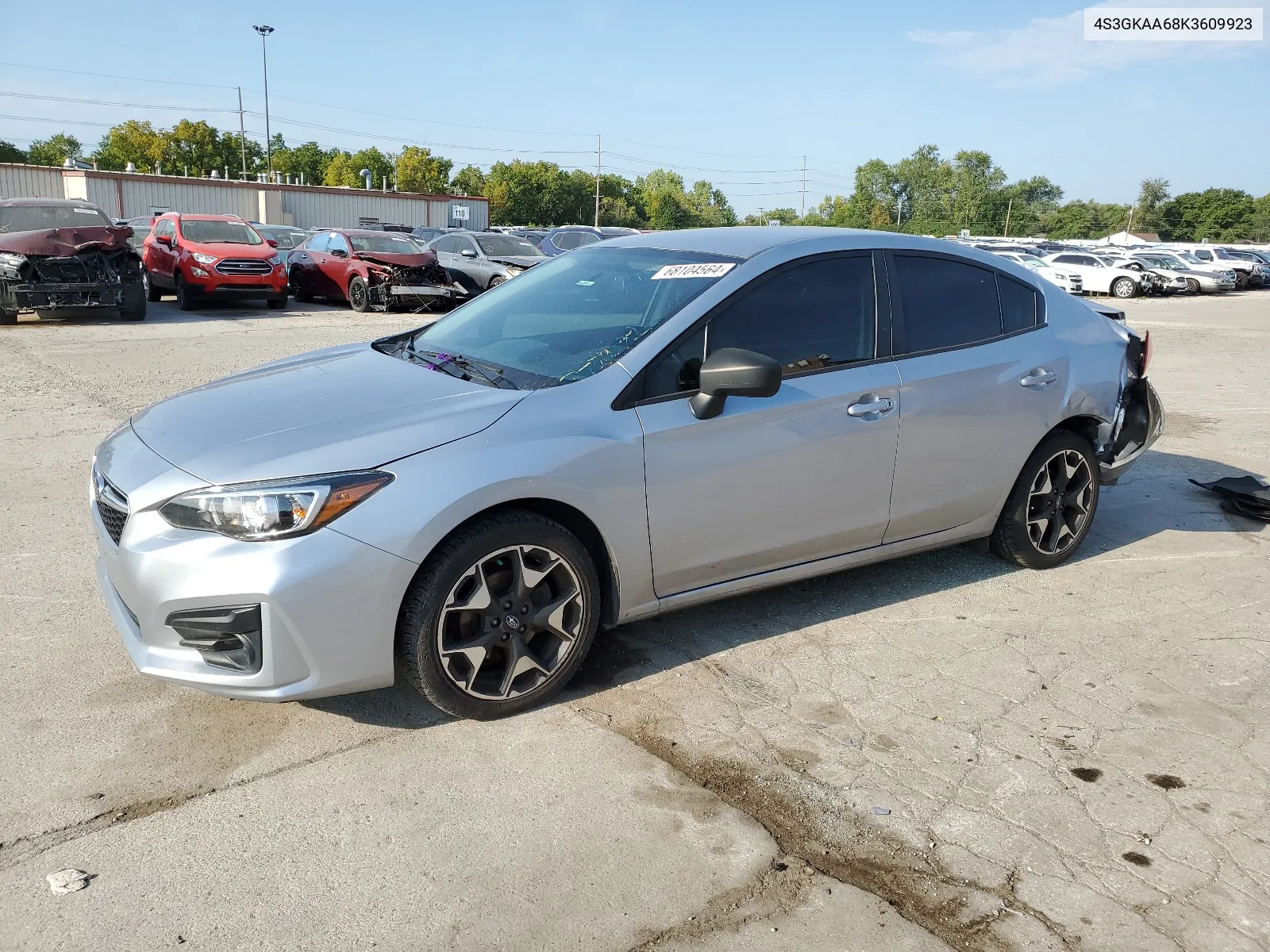 2019 Subaru Impreza VIN: 4S3GKAA68K3609923 Lot: 68104564