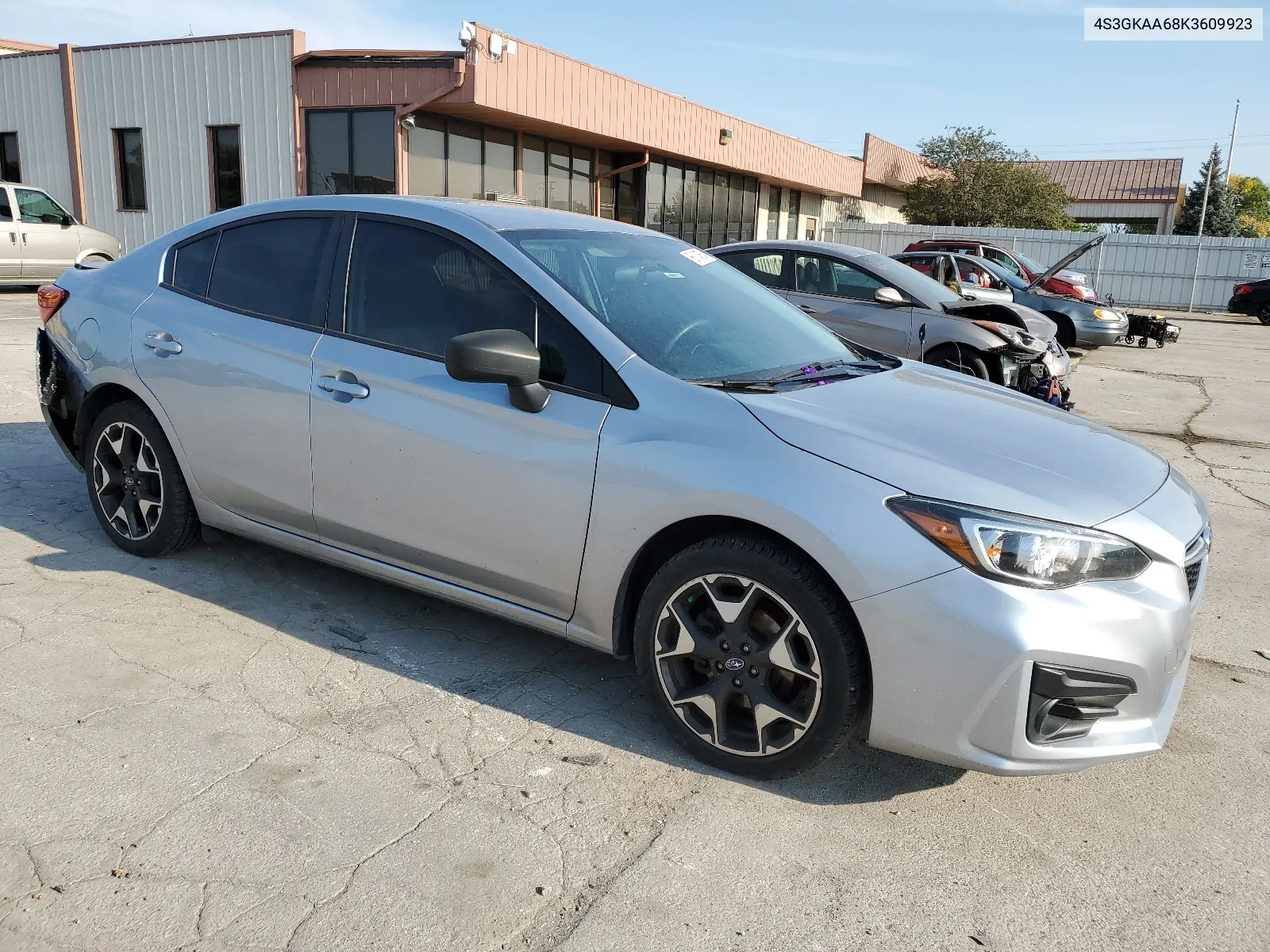 2019 Subaru Impreza VIN: 4S3GKAA68K3609923 Lot: 68104564