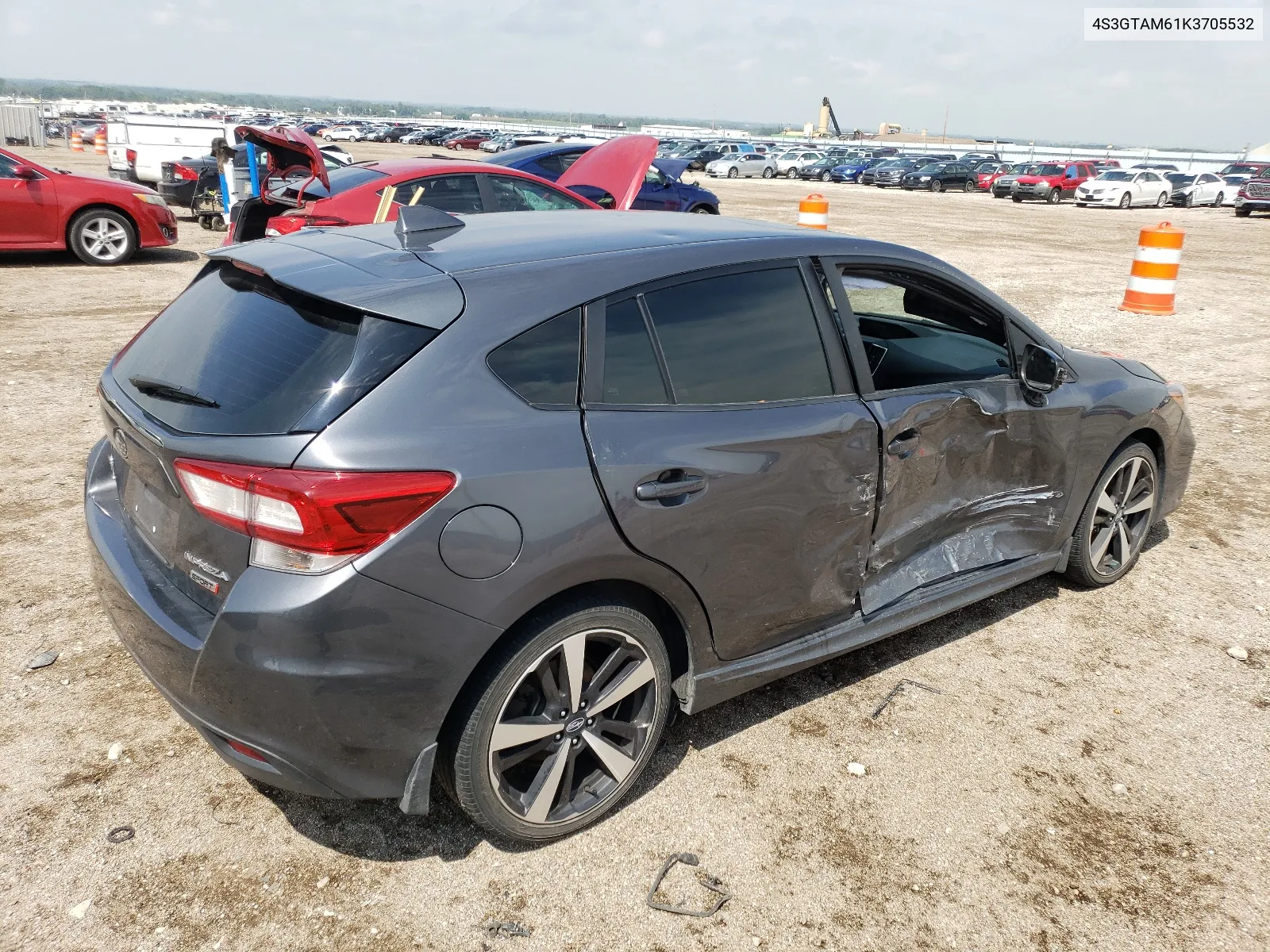 2019 Subaru Impreza Sport VIN: 4S3GTAM61K3705532 Lot: 68284034