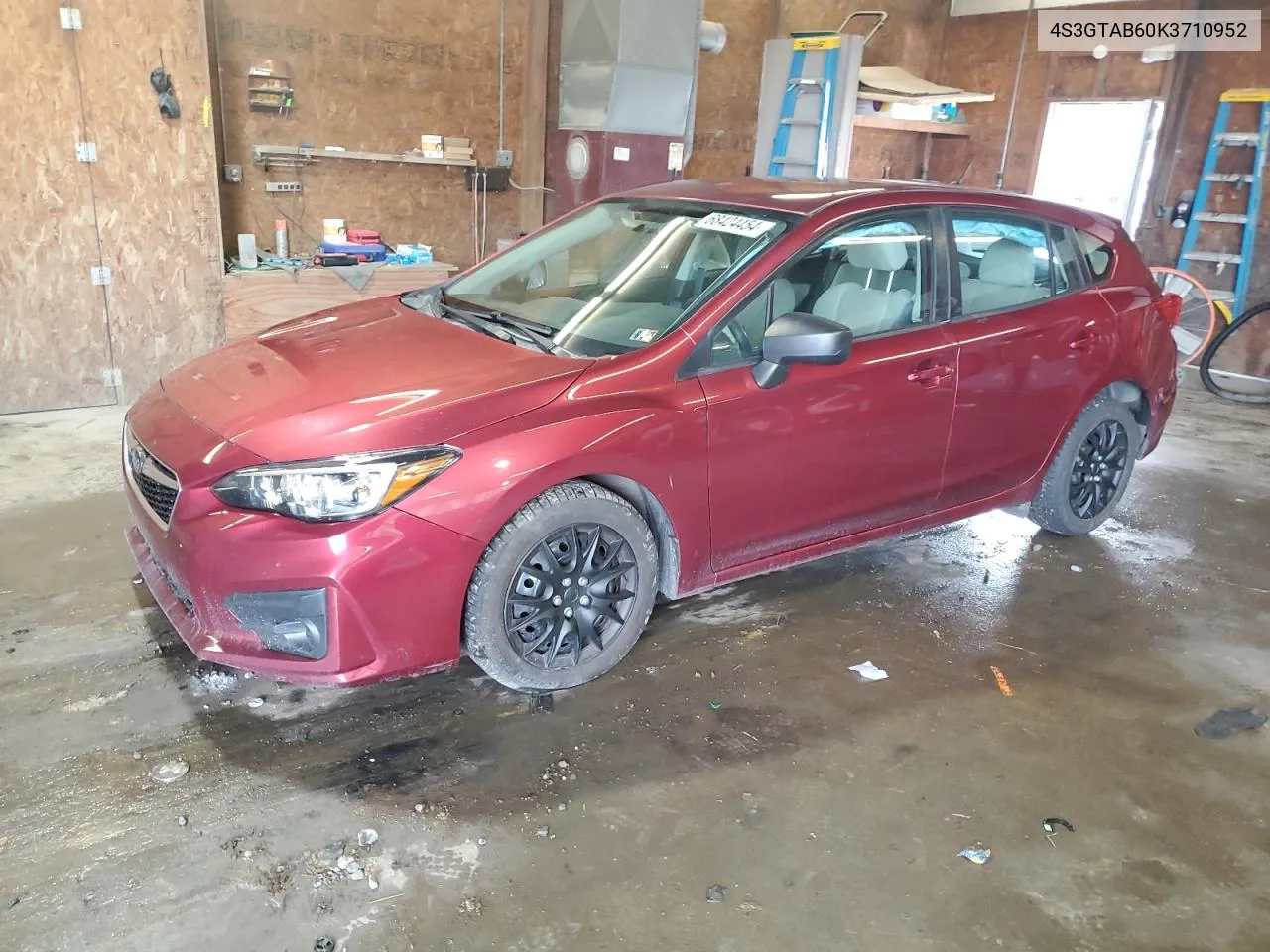 2019 Subaru Impreza VIN: 4S3GTAB60K3710952 Lot: 68424454