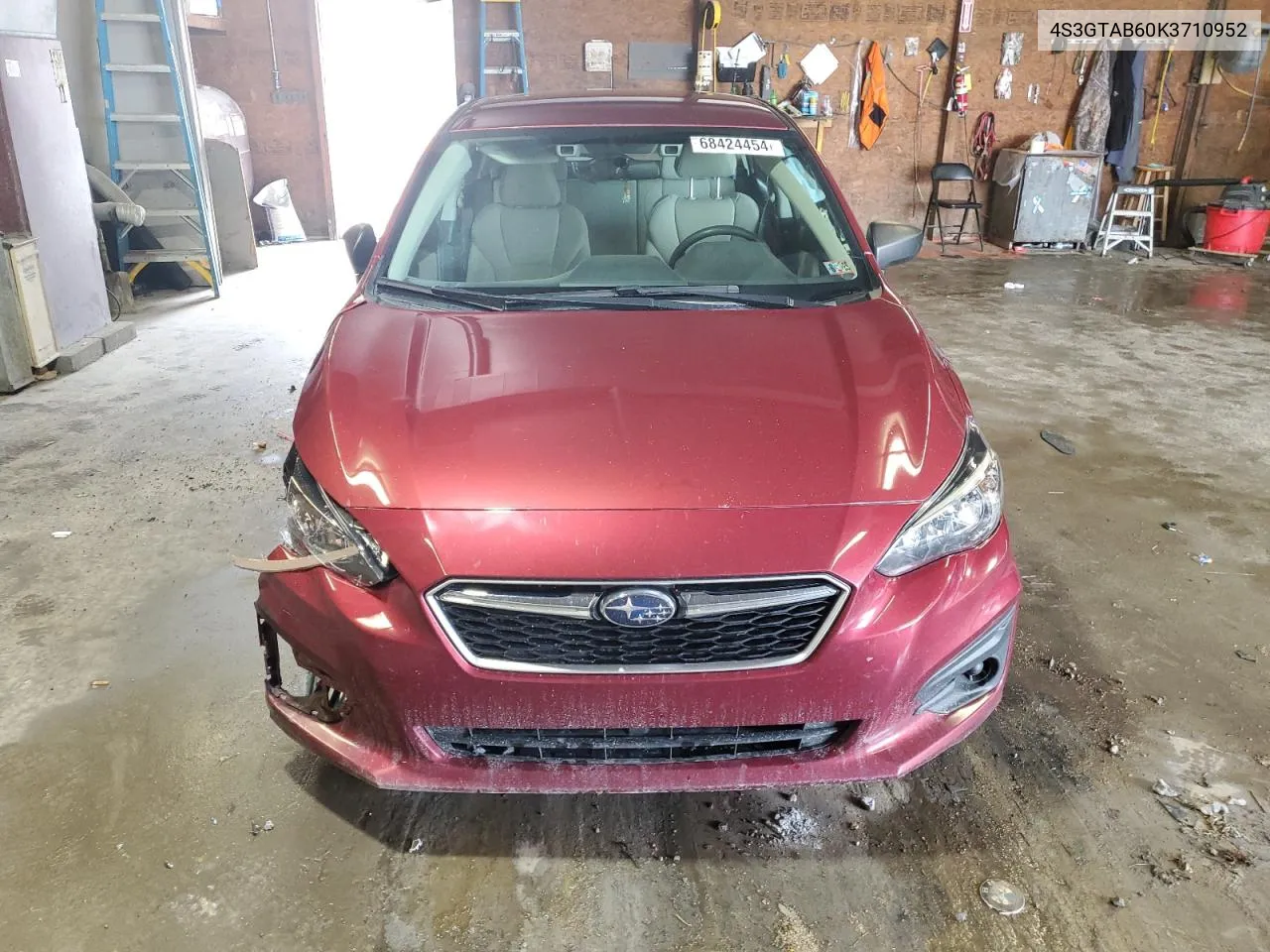 2019 Subaru Impreza VIN: 4S3GTAB60K3710952 Lot: 68424454