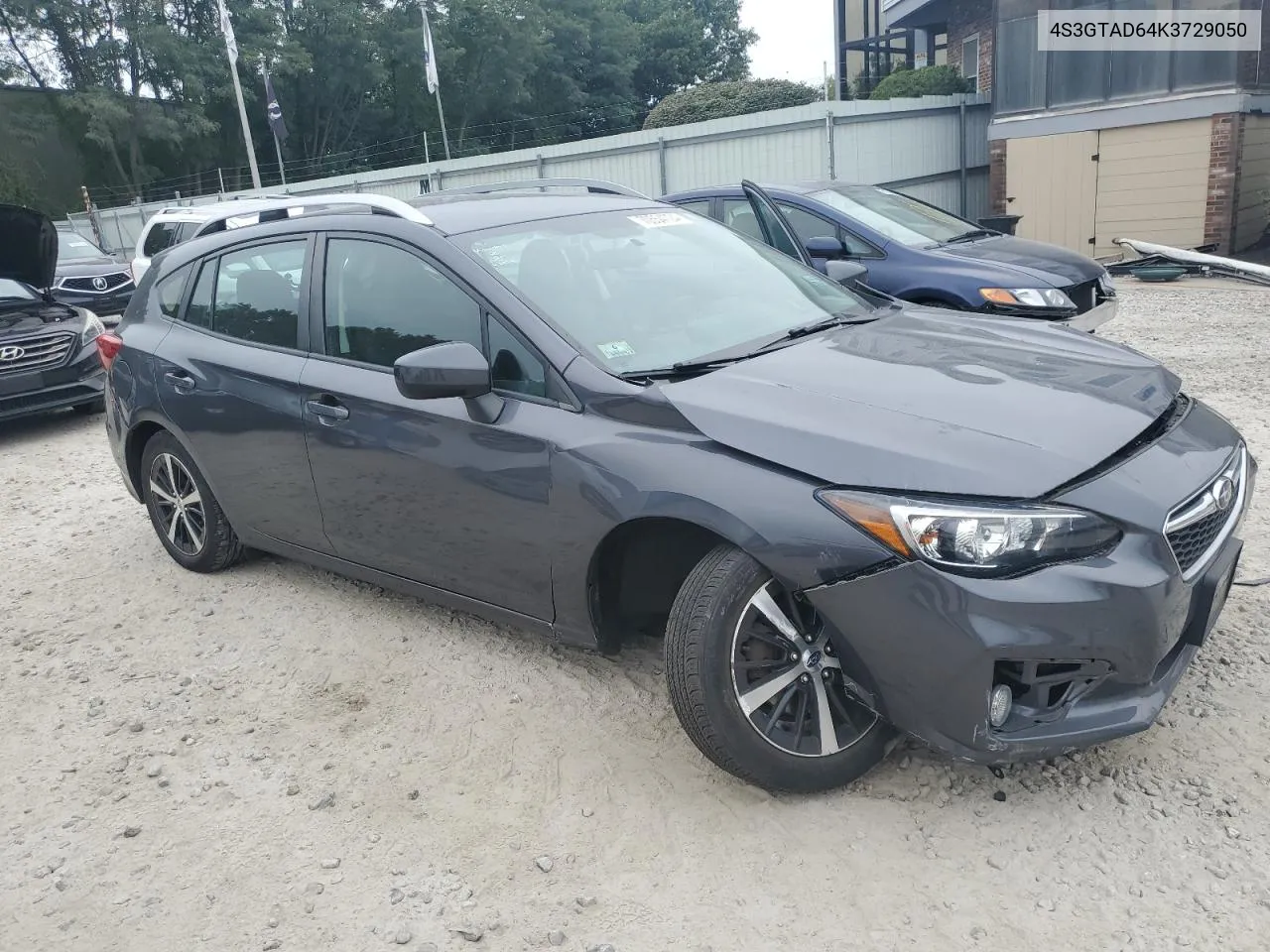 2019 Subaru Impreza Premium VIN: 4S3GTAD64K3729050 Lot: 70554724