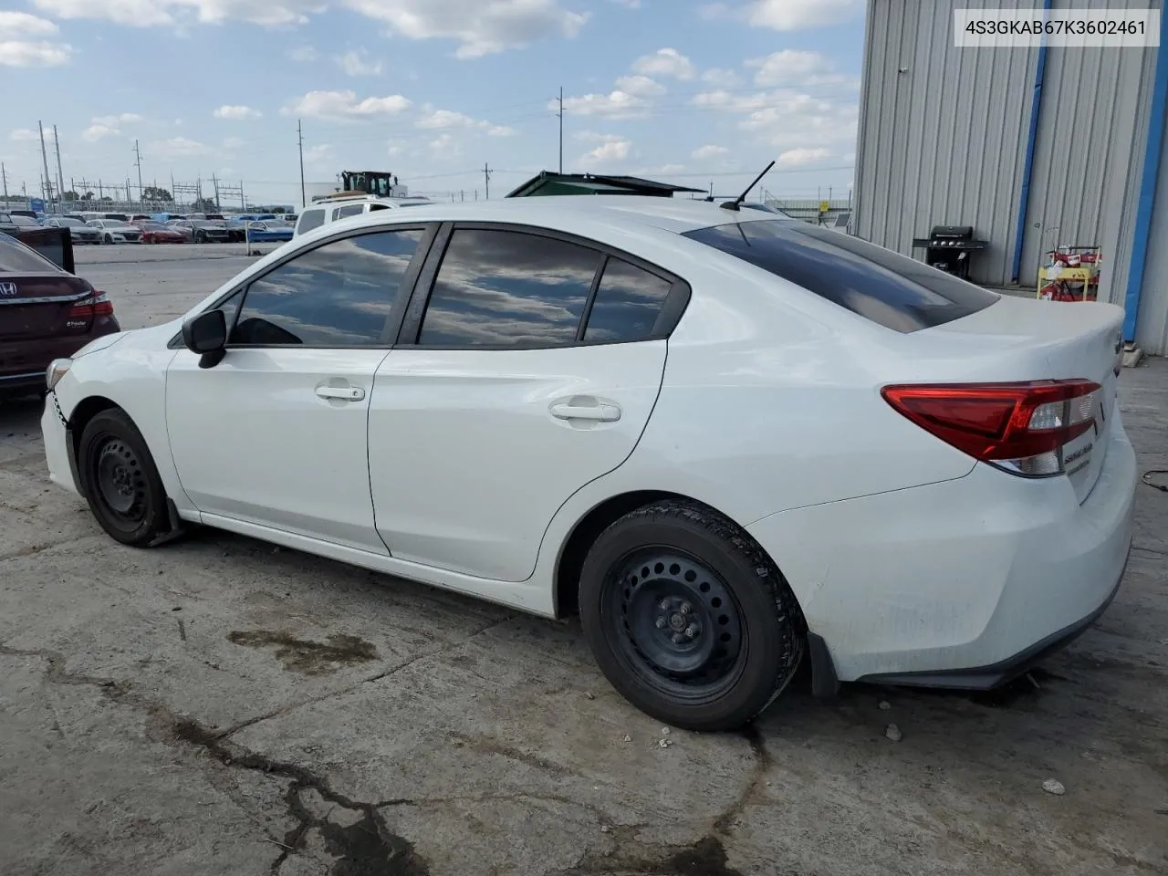 2019 Subaru Impreza VIN: 4S3GKAB67K3602461 Lot: 70645644