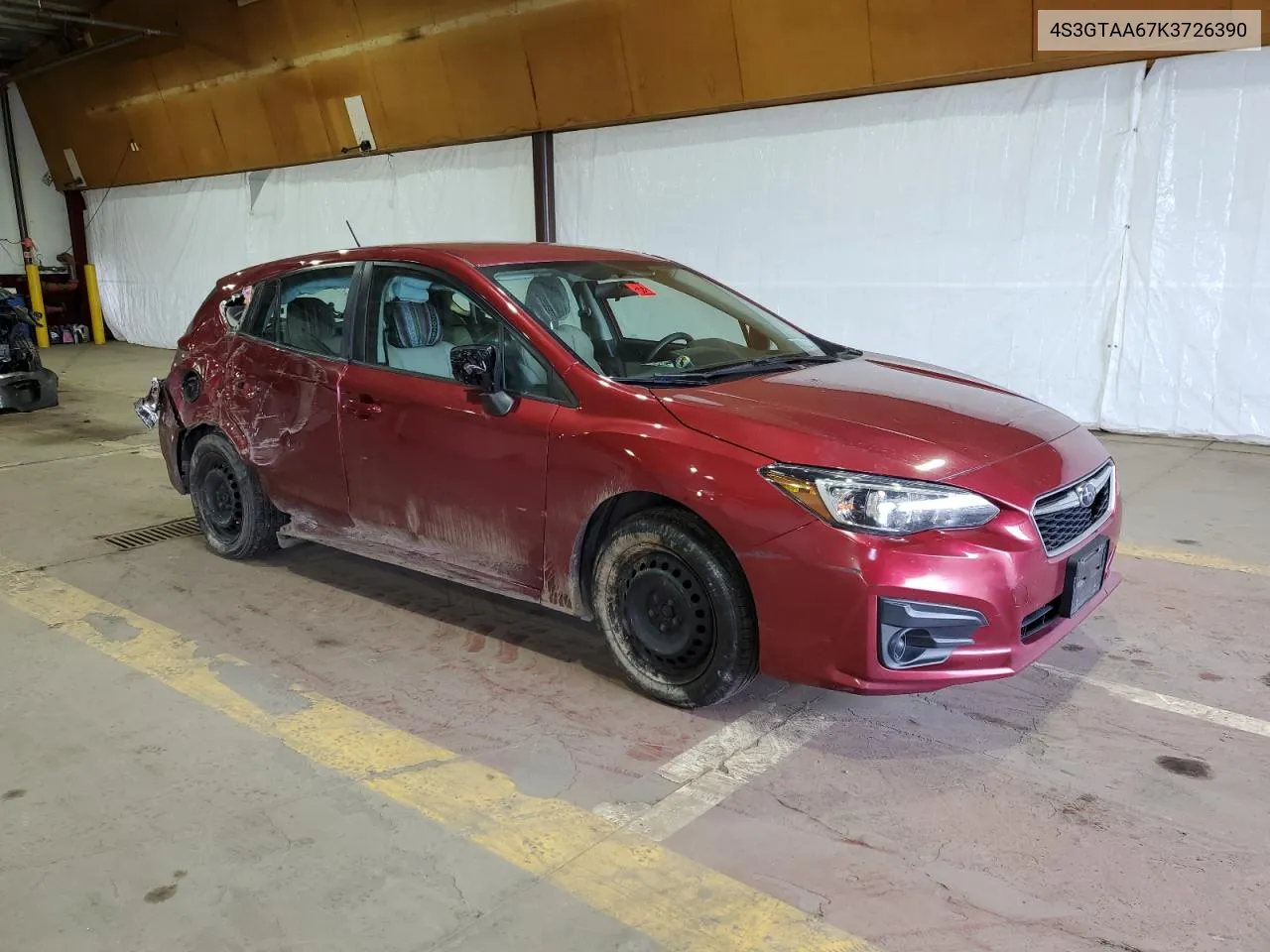 2019 Subaru Impreza VIN: 4S3GTAA67K3726390 Lot: 73223294