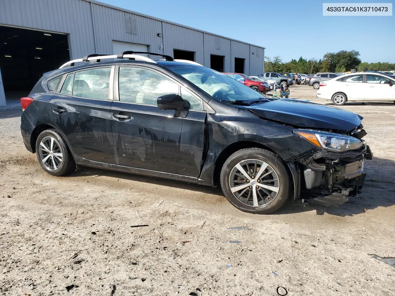 2019 Subaru Impreza Premium VIN: 4S3GTAC61K3710473 Lot: 75042734