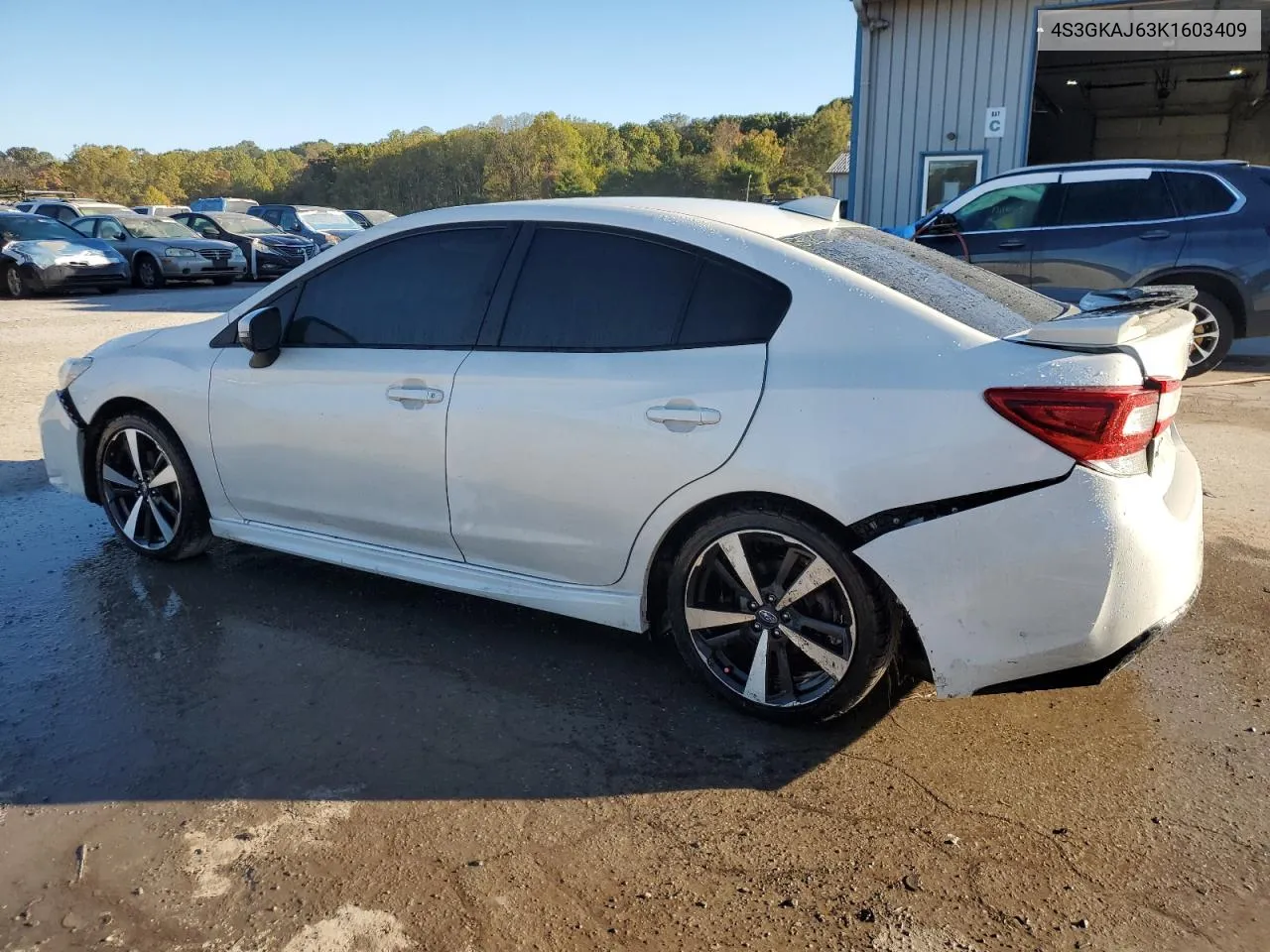 2019 Subaru Impreza Sport VIN: 4S3GKAJ63K1603409 Lot: 75996774