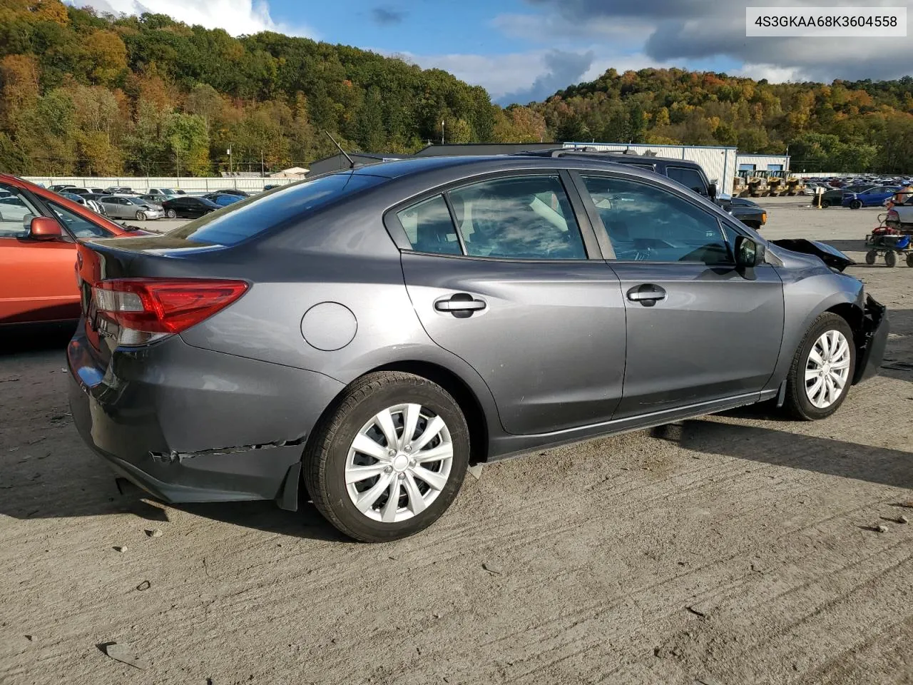 2019 Subaru Impreza VIN: 4S3GKAA68K3604558 Lot: 76116774