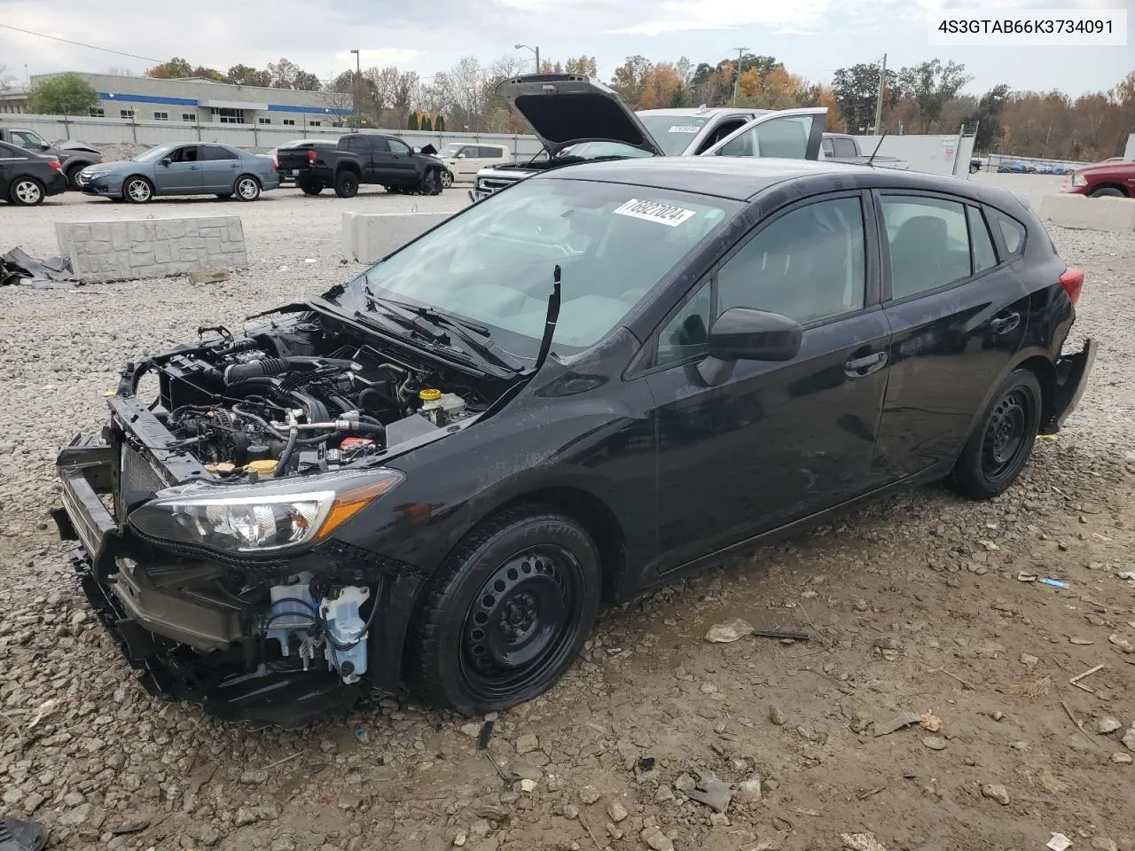 2019 Subaru Impreza VIN: 4S3GTAB66K3734091 Lot: 76927024