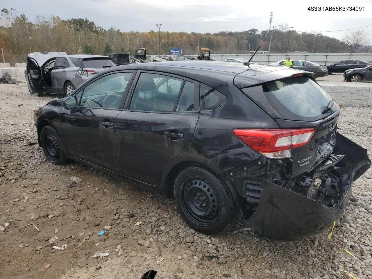 2019 Subaru Impreza VIN: 4S3GTAB66K3734091 Lot: 76927024