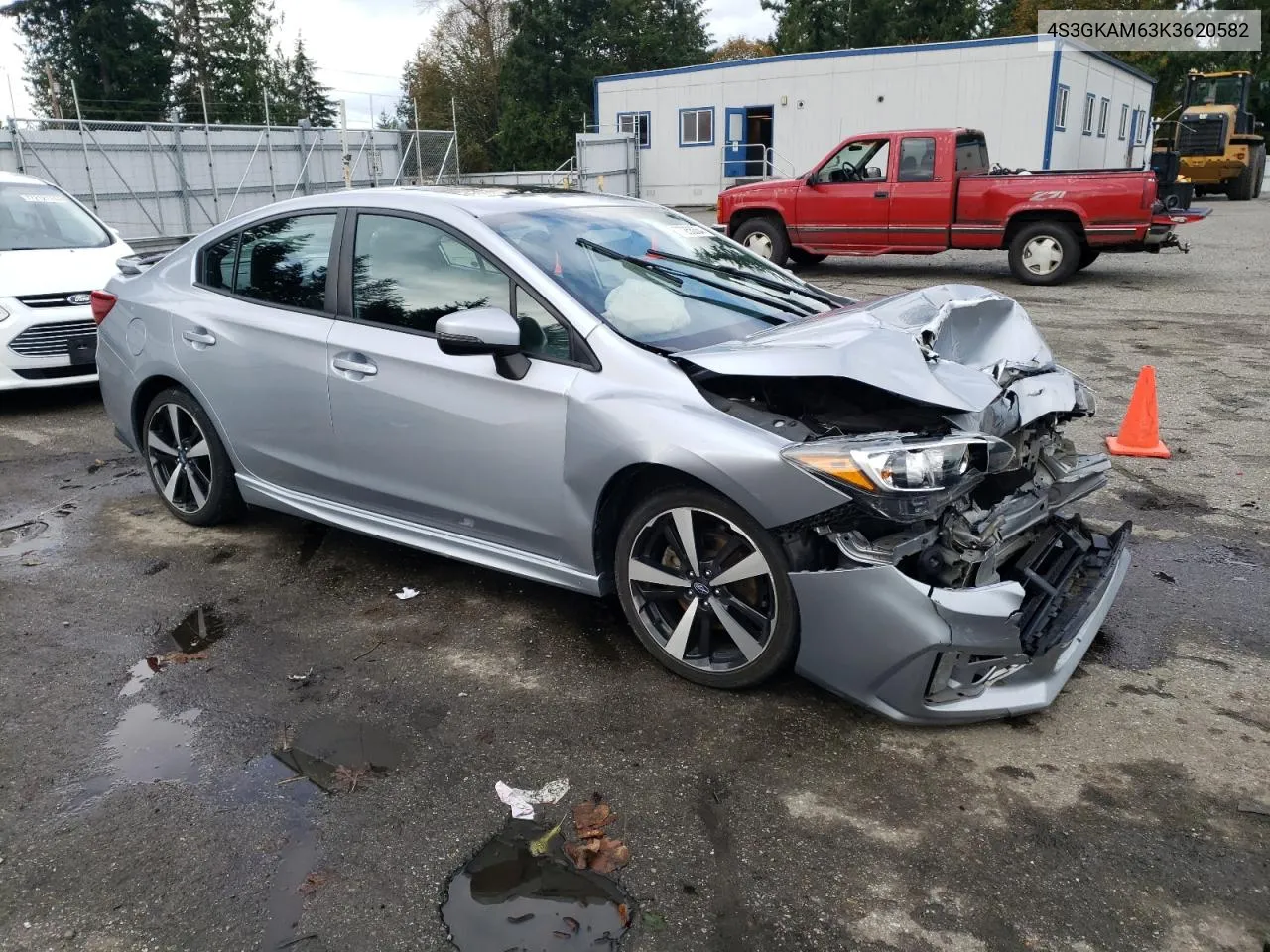 2019 Subaru Impreza Sport VIN: 4S3GKAM63K3620582 Lot: 77255354