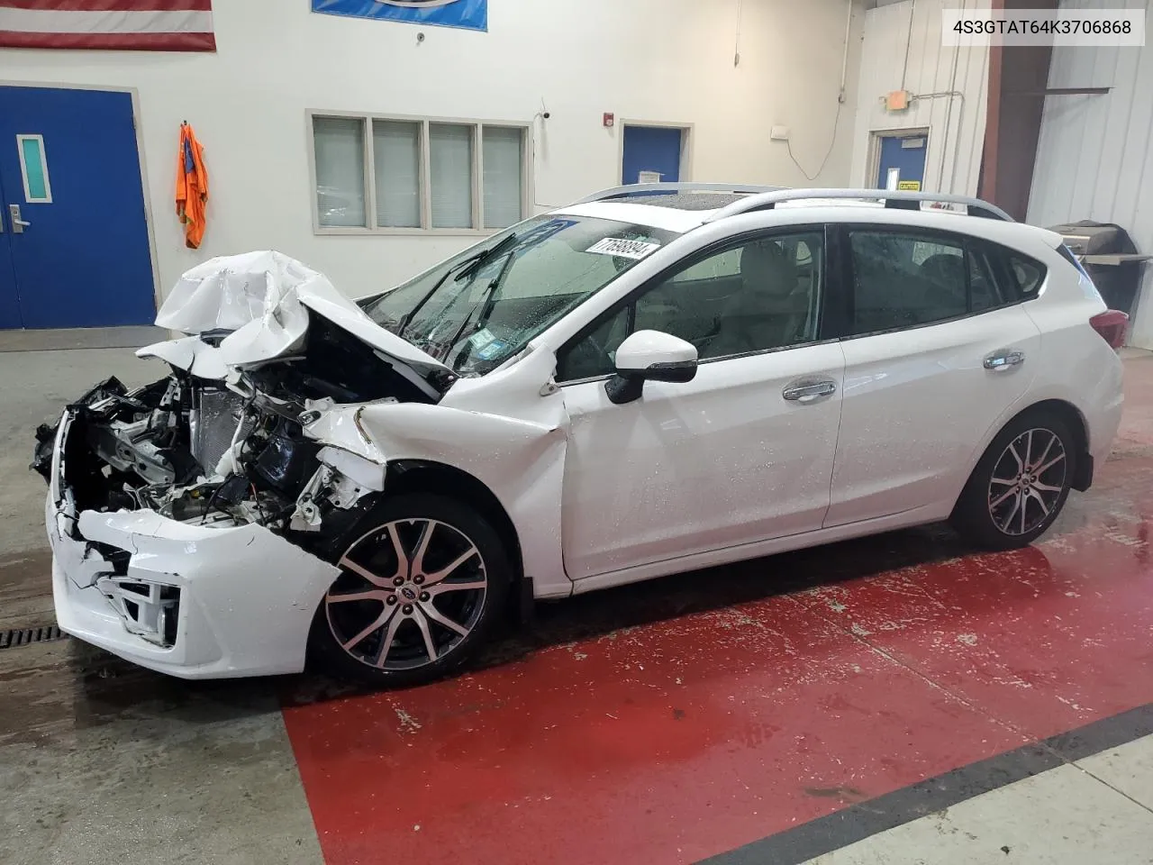 2019 Subaru Impreza Limited VIN: 4S3GTAT64K3706868 Lot: 77698894