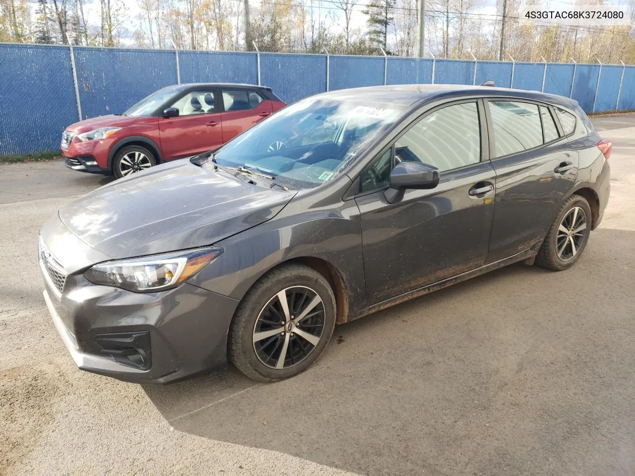 2019 Subaru Impreza Premium VIN: 4S3GTAC68K3724080 Lot: 77929104