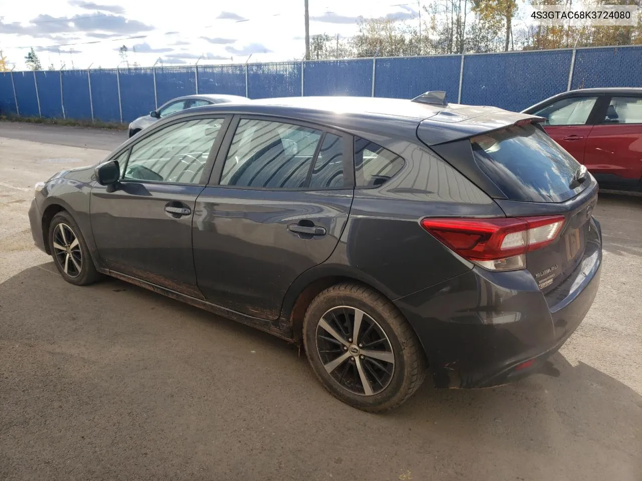 2019 Subaru Impreza Premium VIN: 4S3GTAC68K3724080 Lot: 77929104