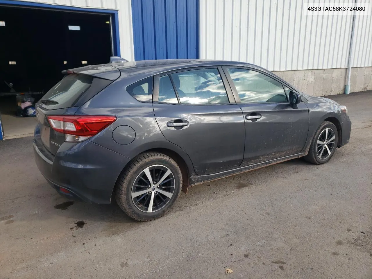 2019 Subaru Impreza Premium VIN: 4S3GTAC68K3724080 Lot: 77929104