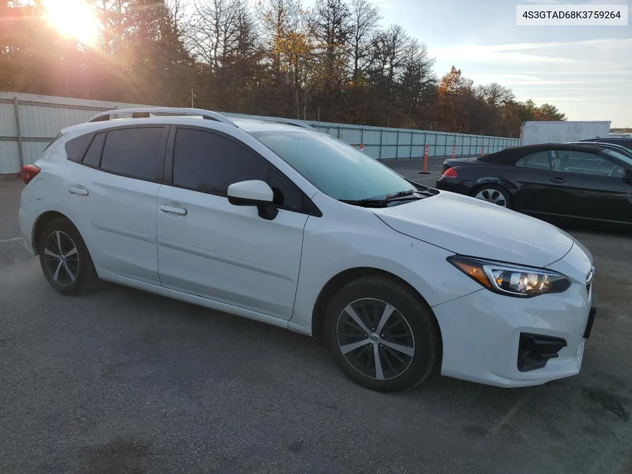 2019 Subaru Impreza Premium VIN: 4S3GTAD68K3759264 Lot: 78018284