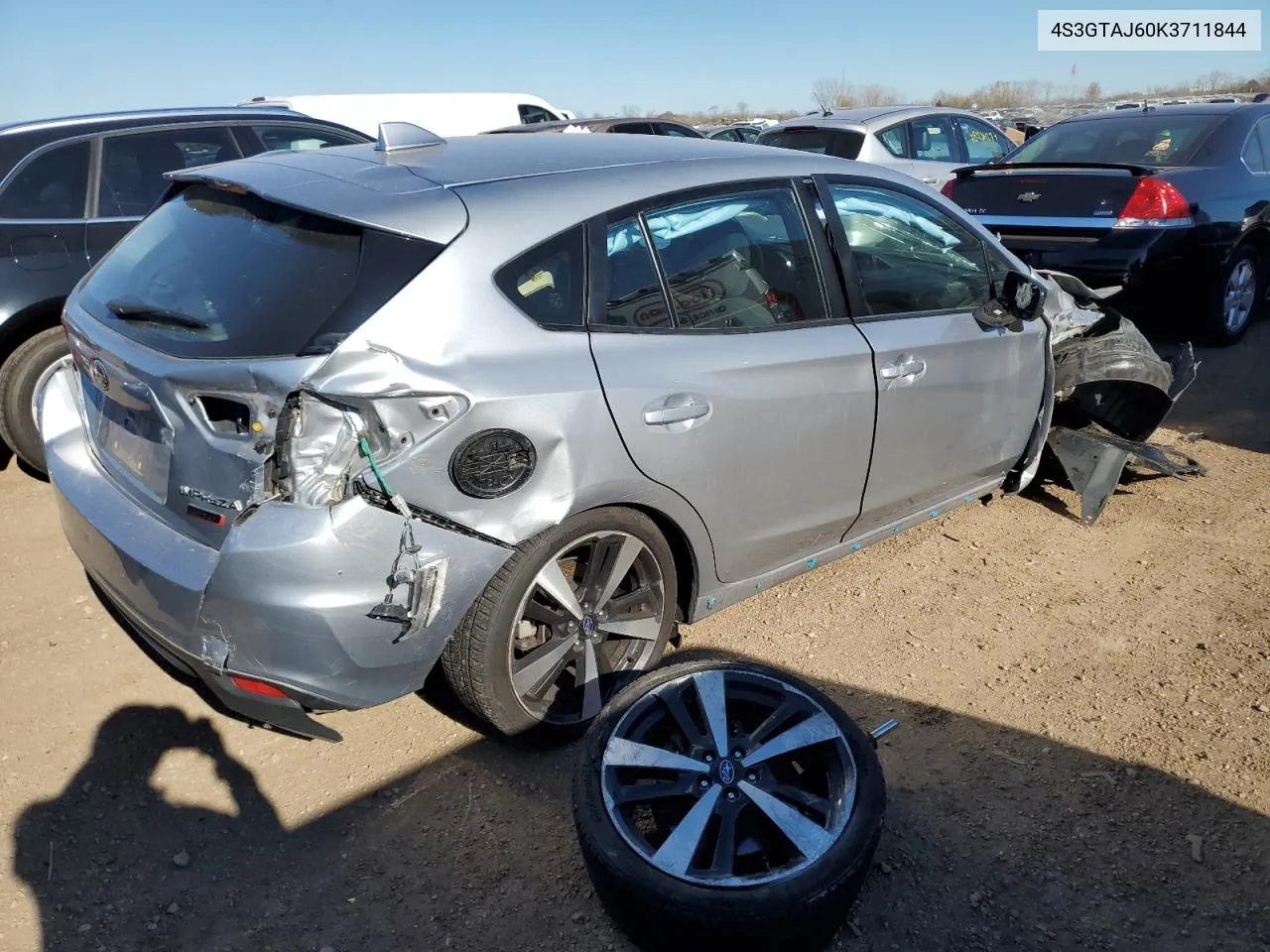 2019 Subaru Impreza Sport VIN: 4S3GTAJ60K3711844 Lot: 78258914