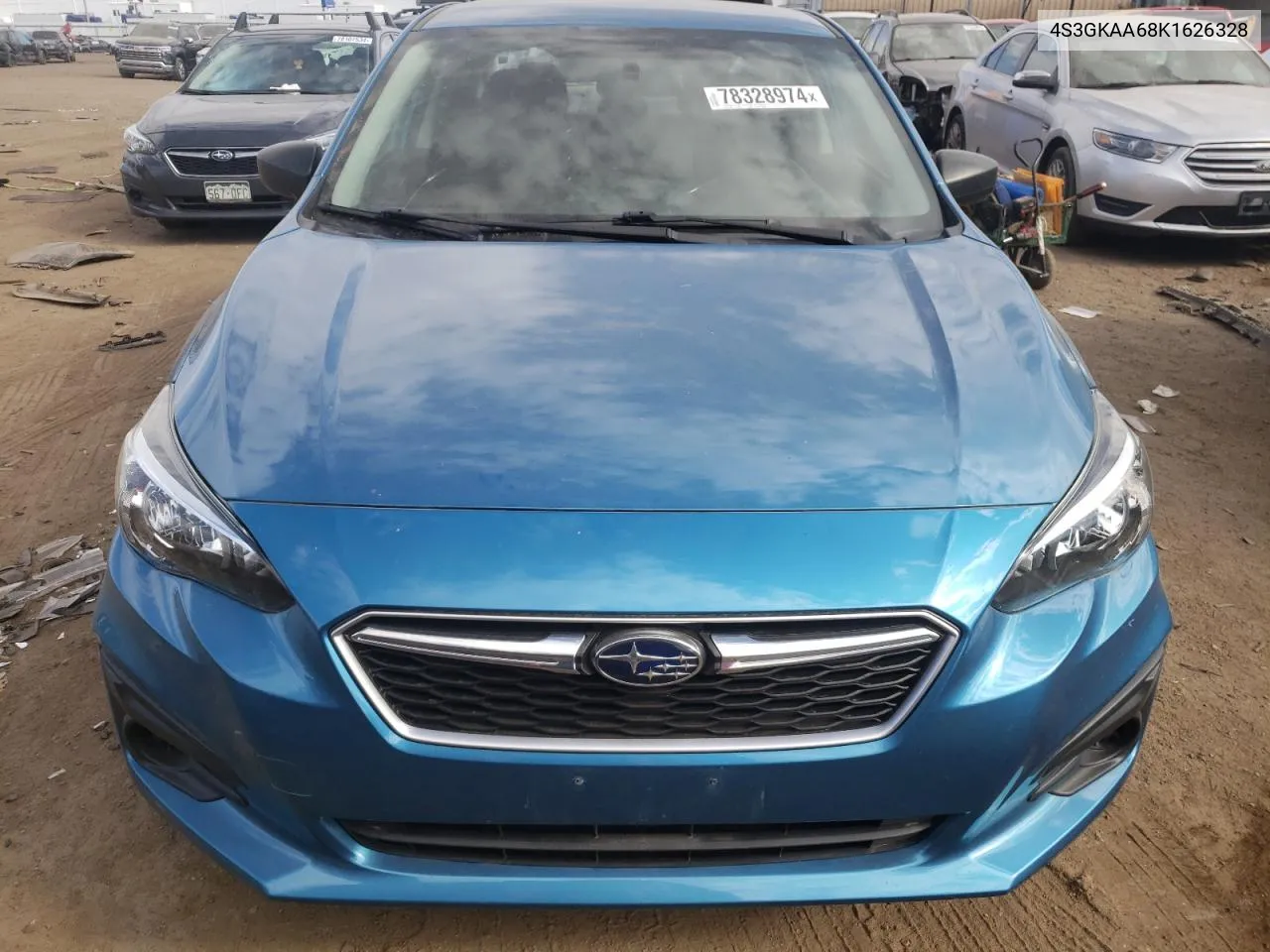 2019 Subaru Impreza VIN: 4S3GKAA68K1626328 Lot: 78328974