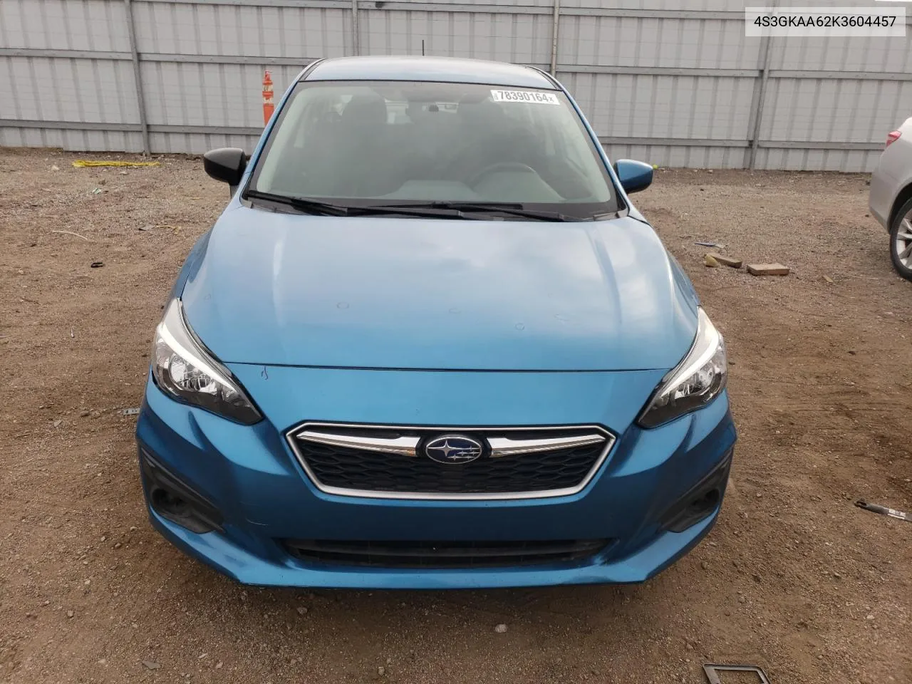 2019 Subaru Impreza VIN: 4S3GKAA62K3604457 Lot: 78390164