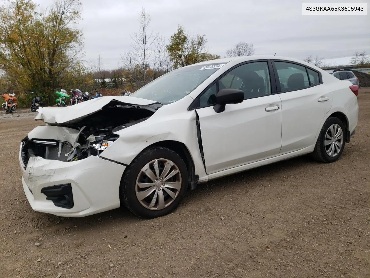 2019 Subaru Impreza VIN: 4S3GKAA65K3605943 Lot: 79033974