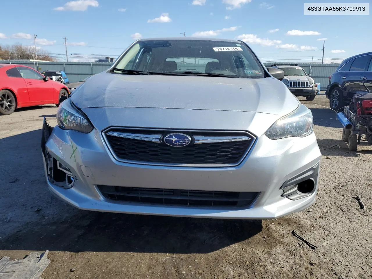 2019 Subaru Impreza VIN: 4S3GTAA65K3709913 Lot: 79276174