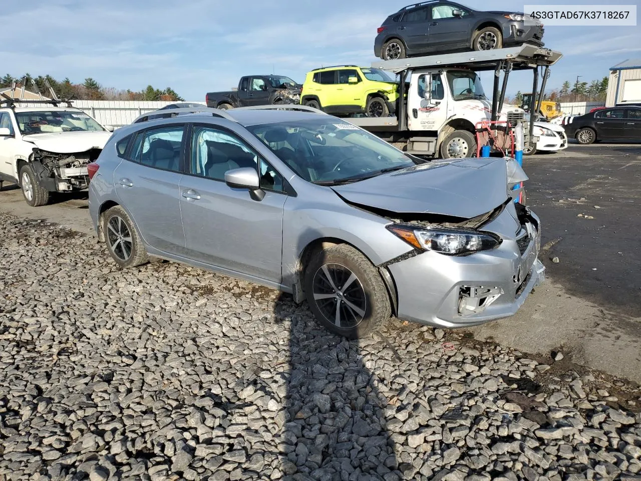 2019 Subaru Impreza Premium VIN: 4S3GTAD67K3718267 Lot: 79357054