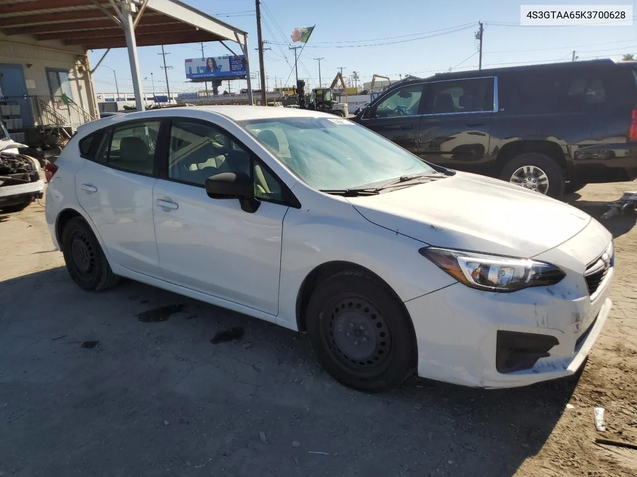 2019 Subaru Impreza VIN: 4S3GTAA65K3700628 Lot: 79713604