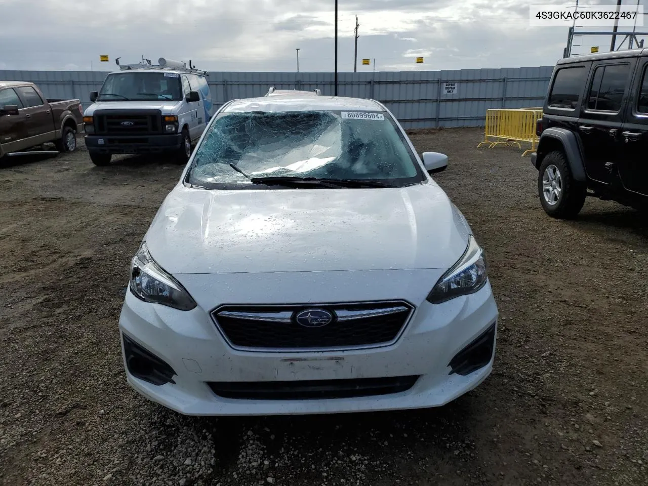 2019 Subaru Impreza Premium VIN: 4S3GKAC60K3622467 Lot: 80899604