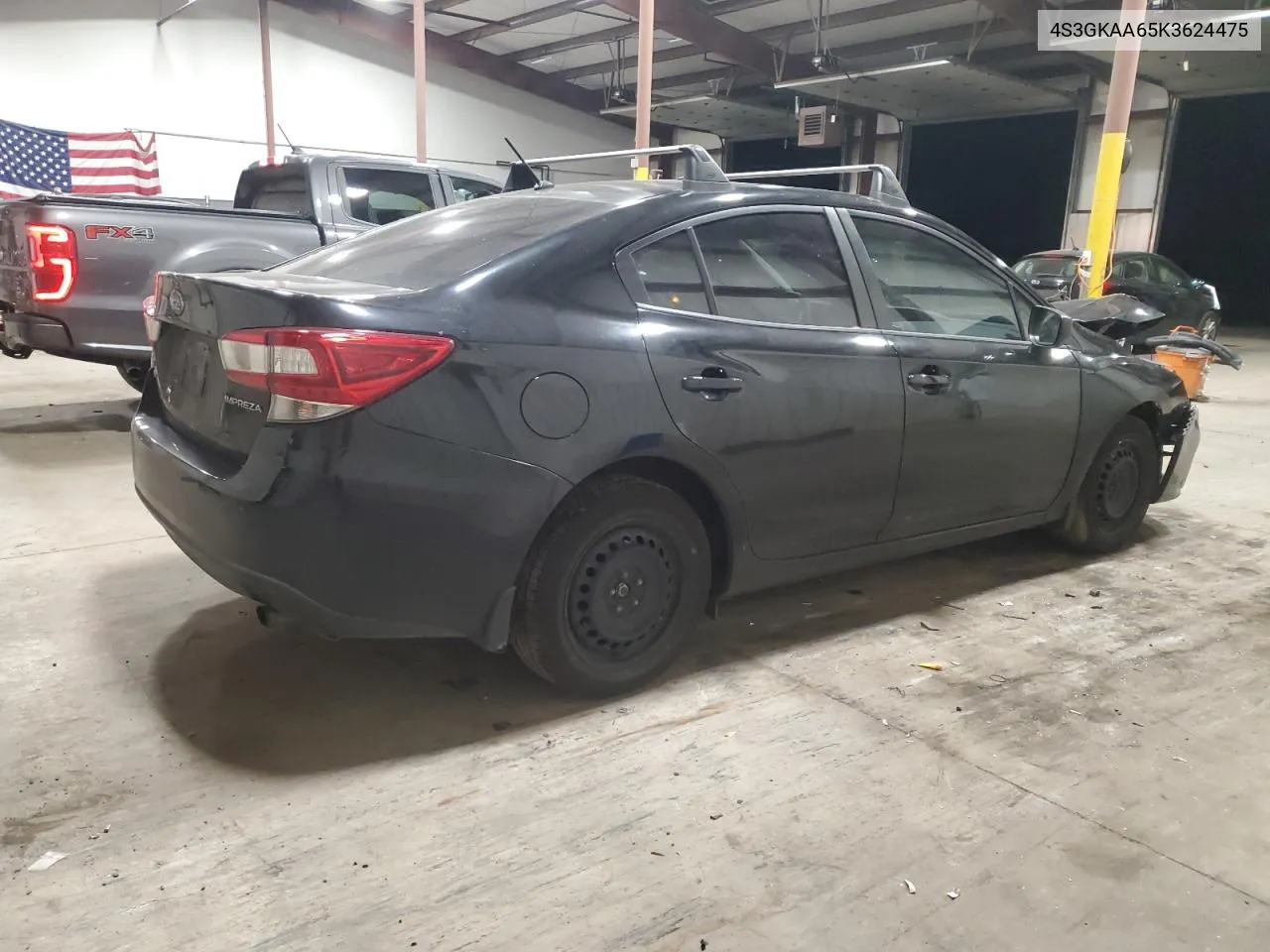 2019 Subaru Impreza VIN: 4S3GKAA65K3624475 Lot: 80920044