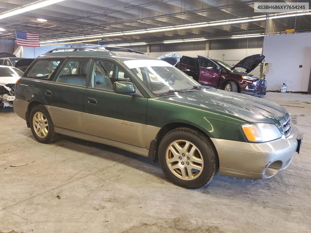 2020 Subaru Legacy Outback Limited VIN: 4S3BH686XY7654245 Lot: 57858914