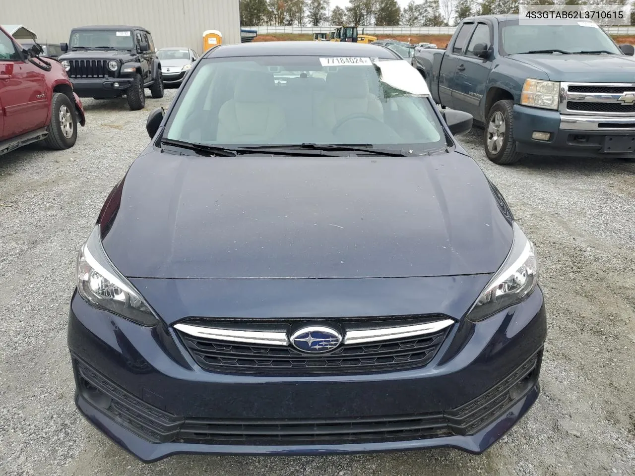 2020 Subaru Impreza VIN: 4S3GTAB62L3710615 Lot: 77184024