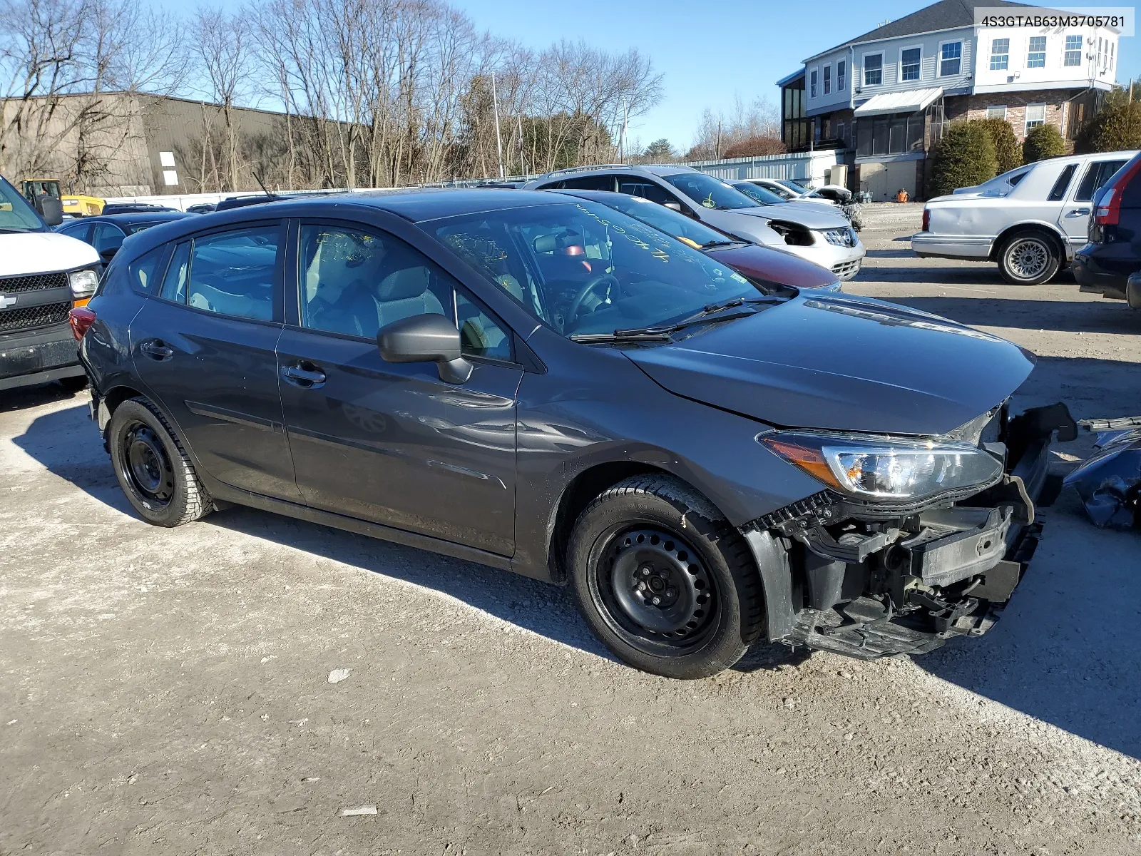 2021 Subaru Impreza VIN: 4S3GTAB63M3705781 Lot: 41406544