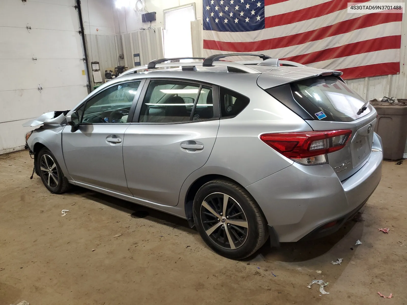 2022 Subaru Impreza Premium VIN: 4S3GTAD69N3701488 Lot: 64880944