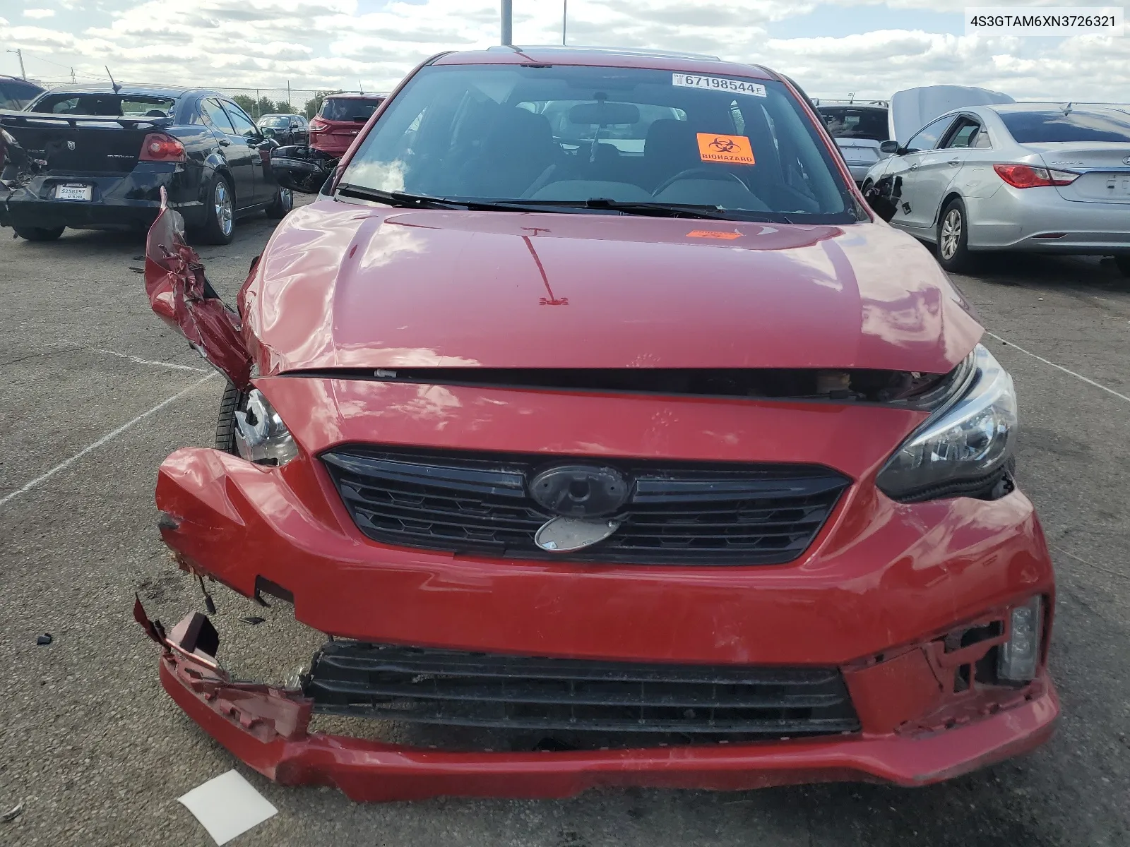 4S3GTAM6XN3726321 2022 Subaru Impreza Sport