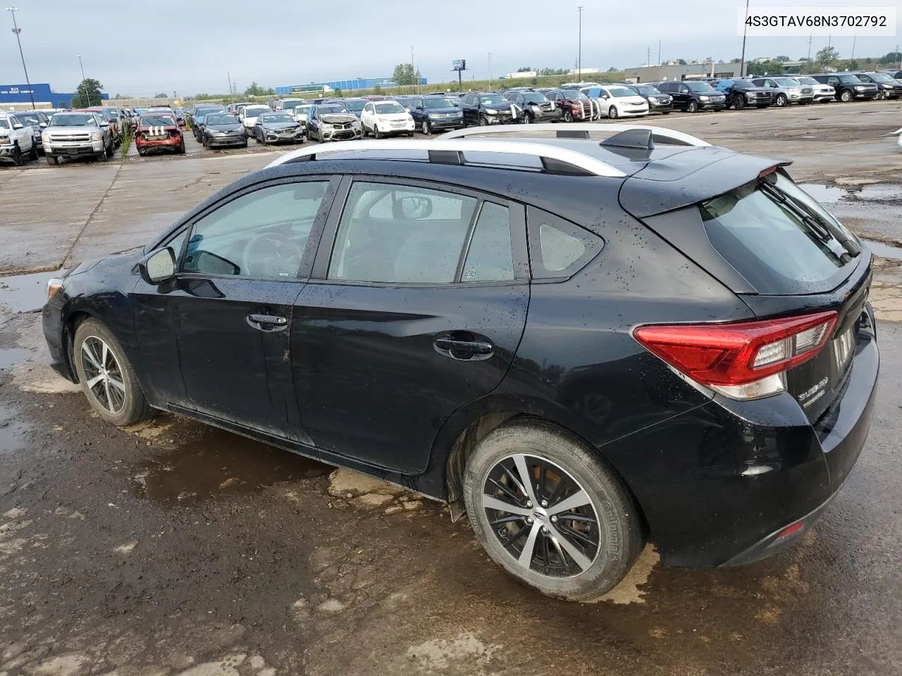 2022 Subaru Impreza Premium VIN: 4S3GTAV68N3702792 Lot: 70239654