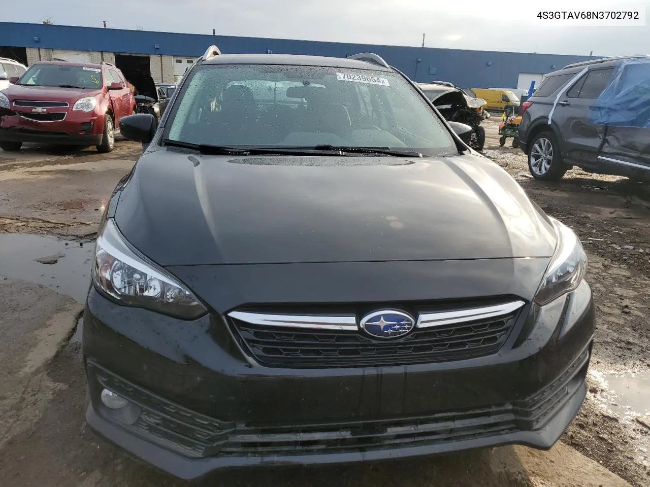 2022 Subaru Impreza Premium VIN: 4S3GTAV68N3702792 Lot: 70239654