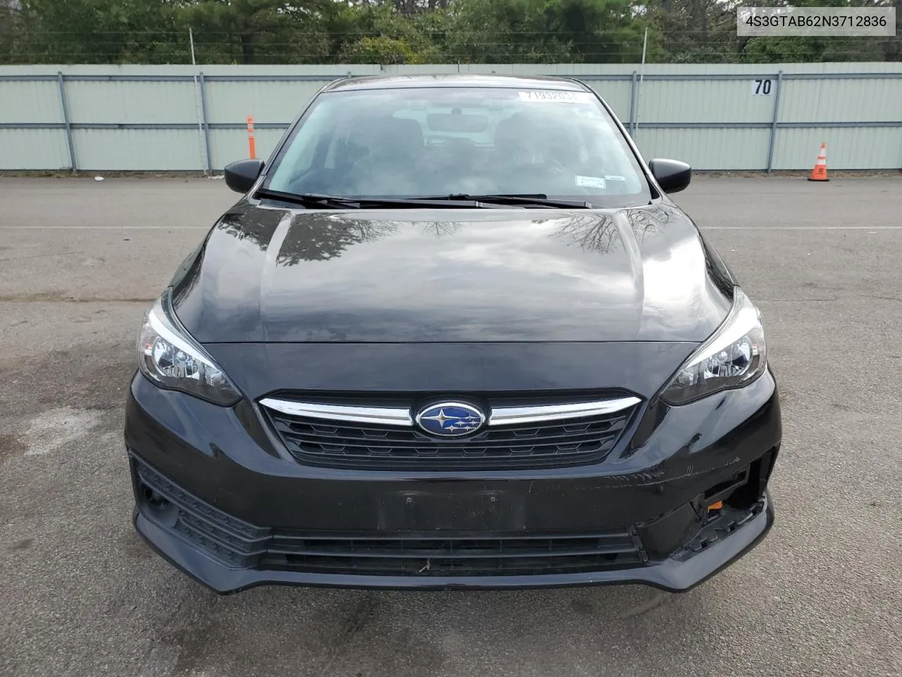 2022 Subaru Impreza VIN: 4S3GTAB62N3712836 Lot: 71932034