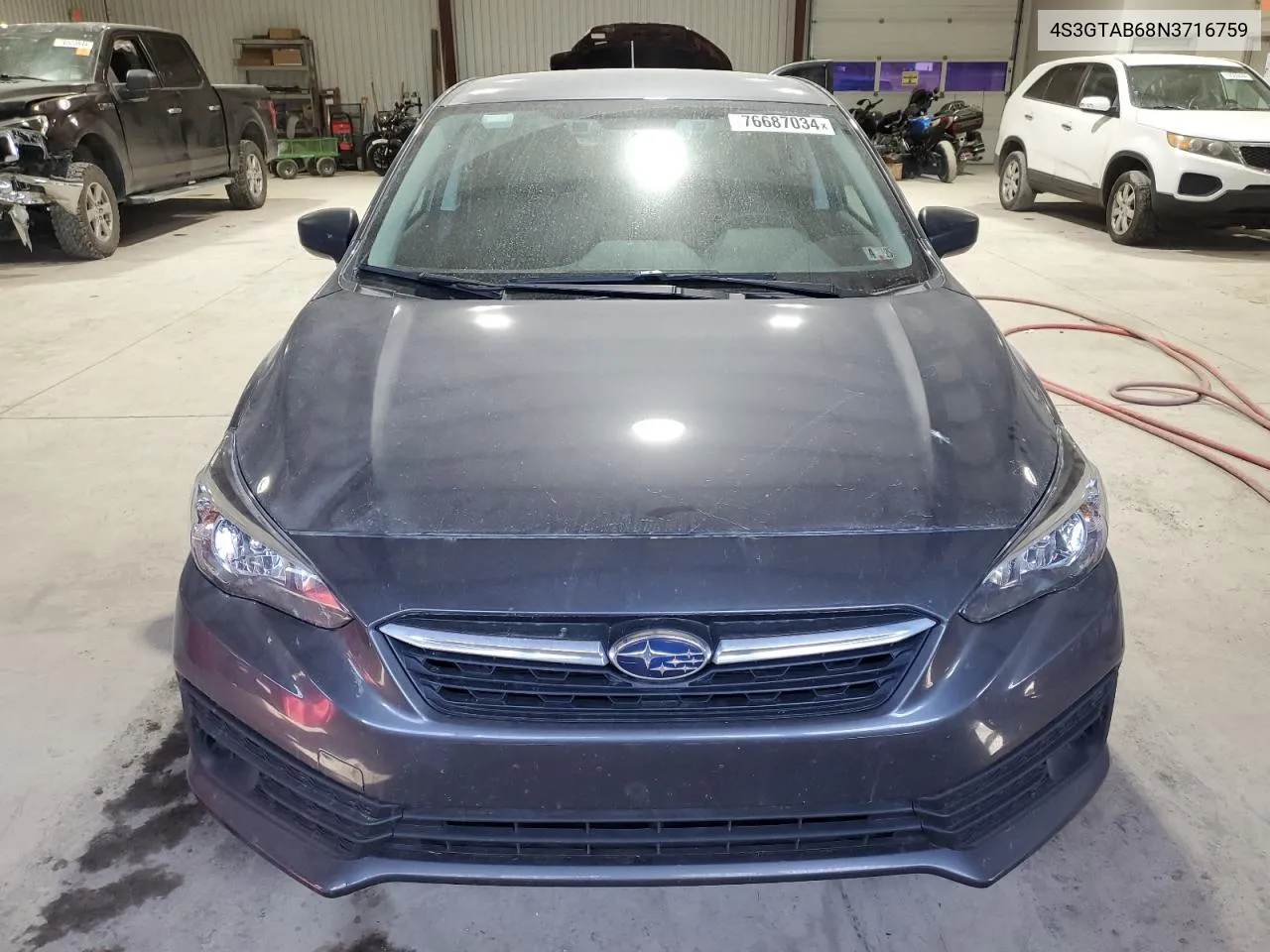 2022 Subaru Impreza VIN: 4S3GTAB68N3716759 Lot: 76687034