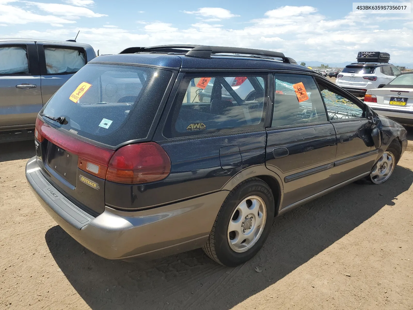 1995 Subaru Legacy L VIN: 4S3BK6359S7356017 Lot: 62499694